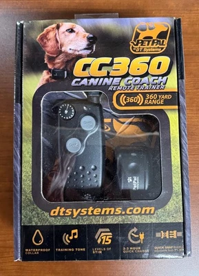 DT Systems Canine Coach 360 E-Collar Obedience Remote Dog Trainer - SEALED - Image 1 of 3