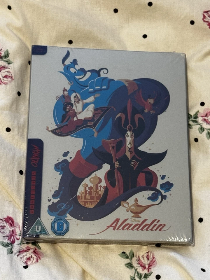 Disney's Animated Original Aladdin (1992) Mondo, Blu Ray Steelbook, New & Sealed - Image 1 of 4