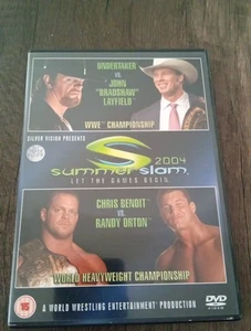 WWE Summerslam 2004 DVD Undertaker, Benoit, Orton - Picture 1 of 3