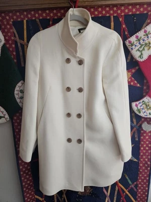 Casaco de lã creme JCrew tamanho 12 - Imagem 1 de 4