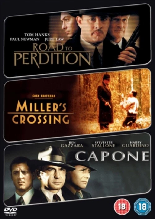 Road To Perdition + Millers Crossing + Capone (Tom Hanks) New Region 4 DVD - Image 1 of 1