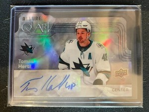2020-21 Allure Quartz Autograph AQ-TH Tomas Hertl San Jose Sharks Auto
