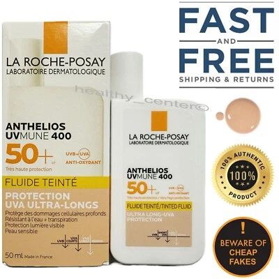 La Roche Posay Anthelios UVmune 400 Fiuid facial tintado FPS50+ 50mI EXP 03/2028 Foto 1 de 4