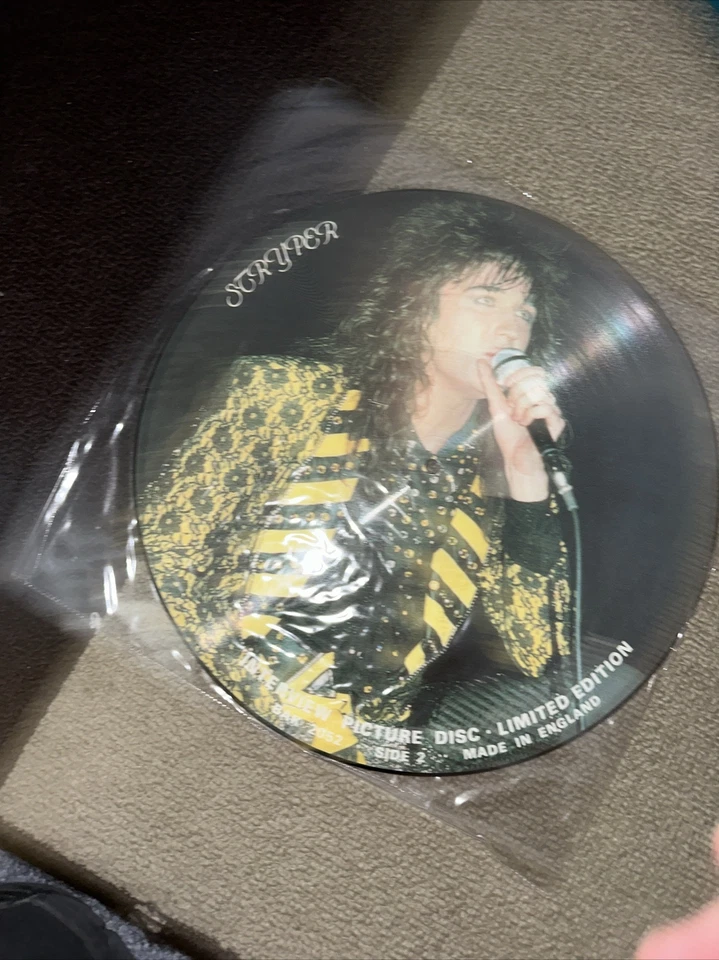 Stryper Import Interview Picture Disc - RARE!  Michael Sweet Vinyl Record - Image 1 of 2