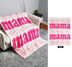 ComfyLuxe Daisy & Mama Pattern Throw Blanket - Picture 1 of 5