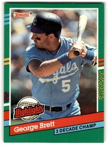 1991 Donruss Bonus Cards George Brett #BC-19 Kansas City Royals