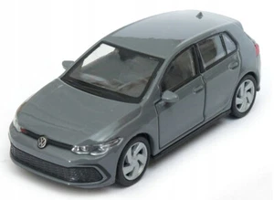 Welly Volkswagen Golf 8 GTI Gray 1:34 1:39 Scales 4.5 Inch Diecast Car in Box - Picture 1 of 8