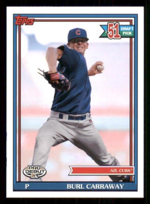 2021 Topps Pro Debut #PD191 Burl Carraway - Image 1 of 2