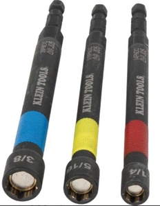 Klein Tools Magnetic Power Nut Setter 3-Piece Set 5” (65411PK3) - Picture 1 of 9