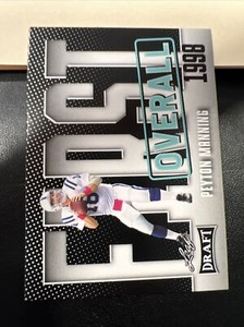 2023 Leaf Draft First Overall Peyton Manning Colts #8 HOF