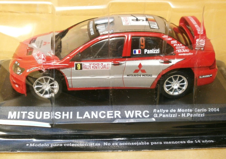 MITSUBISHI LANCER WRC -RALLY -  scala 1:43 NUOVA CON BLISTER (EDICOLA) - Immagine 1 di 2