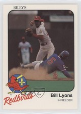 1982 Riley's Louisville Redbirds Bill Lyons #27