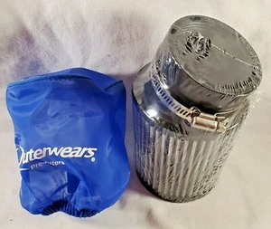 4" Angled AIR FILTER 3-1/2" X 4" X 2-7/16 Blue OUTERWEAR Clone Mini  PREDATOR  - Picture 1 of 1