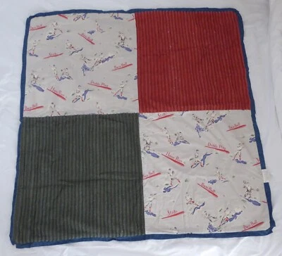 De colección. Wendy Bellisimo "baby n' kids" / manta de seguridad, béisbol, usada, EE. UU. Foto 1 de 4