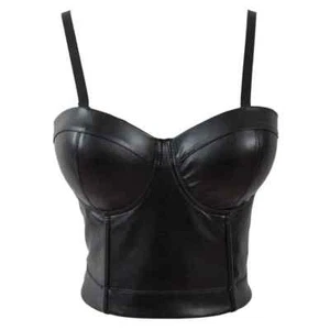 Ladies Classic Seductive Fetish Corset Bustier Top With Strap Romantic Partywear - Picture 1 of 3