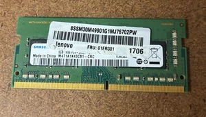 Samsung M471A1K43CB1-CRC 8 GB 1Rx8 DDR4 1Rx8 PC4-2400T SoDimm Laptop Memoria RAM - Imagen 1 de 6