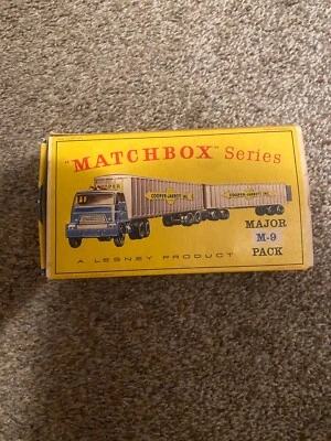 Matchbox Lesney M-9 Inter State Double Freighter BPW Original Box!! - Image 1 of 4
