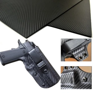 2.3mm x 300 x 300 KYDEX plate sheath holster thermoplast plate with brass nail - Picture 1 of 2