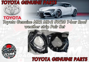 Toyota Genuine MR2 MR-2 SW20 T-bar Roof weather strip Pair Set - Picture 1 of 5