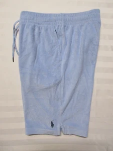 POLO RALPH LAUREN Men's Austin Blue Cotton Terry Sweat Shorts 710901046004 - Picture 1 of 19