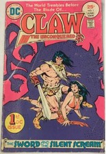 CLAW THE UNCONQUERED #1 (1975) VG DC