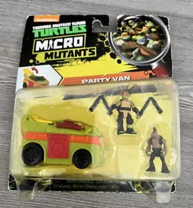 Tmnt Micro Mutants Teenage Mutant Ninja Turtles Party Van 2016 nuovo Mikey - Foto 1 di 3