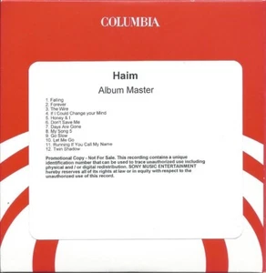 HAIM Album Master promo CD Additional Track - Picture 1 of 1