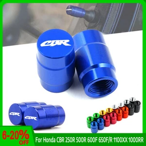For Honda CBR 250R 500R 600F 650F/R 1100XX 1000RR Wheel Tire Valve Air Port Caps - Picture 1 of 5