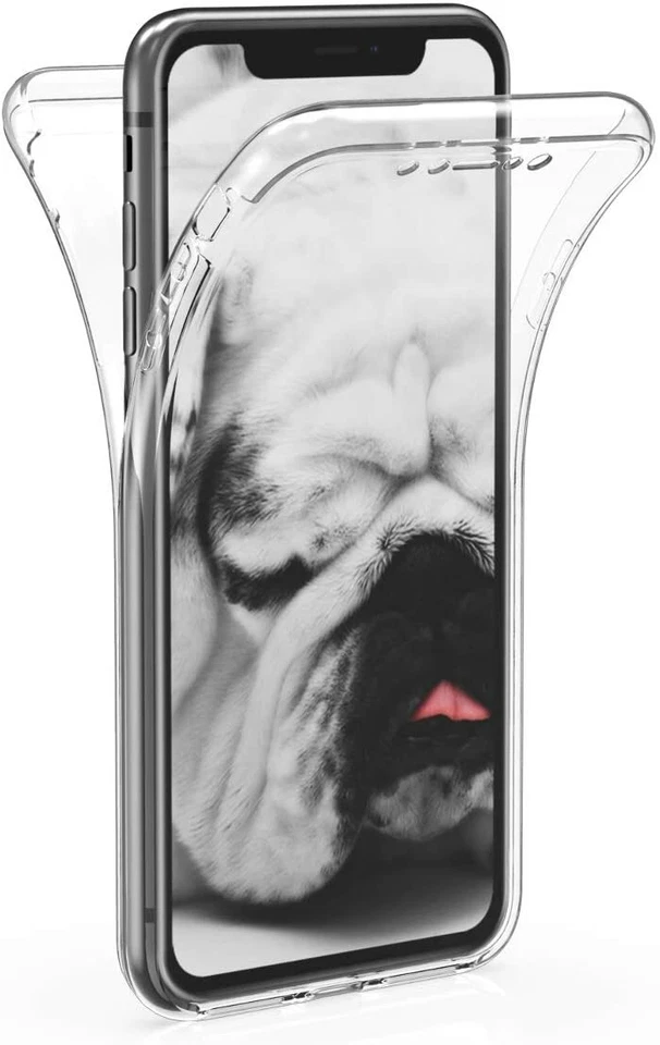 Cover per Apple iPhone XS MAX XS XR FRONTE RETRO TPU PROTEZIONE 360° TRASPARENTE - Immagine 1 di 4