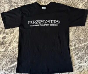 Upstaging Lighting Chicago Crew Shirt L Peter Frampton Styx Nelson Rare Rock - Picture 1 of 6