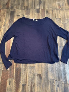 Moth Anthropologie cashmere blend sweater size small blue - Picture 1 of 7
