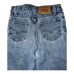 VTG 80s Levi’s 550 Orange Tab medium wash kids size 10 Slim Fit - Picture 1 of 6