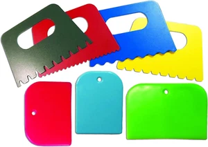 R5451 3 by 5-Inch Paint Scrapers, 4 Designs, 7-Count - Picture 1 of 2