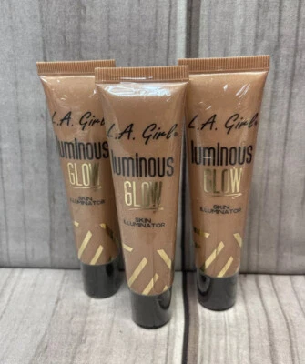 Iluminador de pele brilhante luminoso 3 LA Girl 1 fl oz iluminado pelo sol GLP691 - Imagem 1 de 2