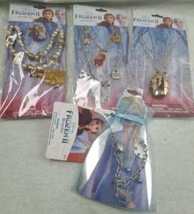 Disney Frozen Jewelry Bundle. 2 necklaces, 1 jewelry set & 1 bracelet. NEW. - Picture 1 of 9