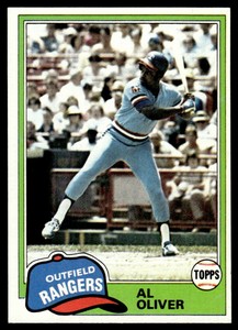 1981 Topps Al Oliver Texas Rangers #70