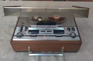 GRUNDIG HI FI TS 340 DELUXE REEL TO REEL TAPE RECORDER TUBE SOUND. GERMANY 60s - Picture 1 of 18