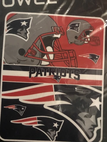 New England Patriots Jumbo Beach Towel Official licensed 54x68 Brand New W/tags Cover