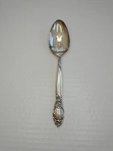 Oneida Community Ballade durchbohrter Esslöffel Servierlöffel versilbert 1953 - Bild 1 von 13