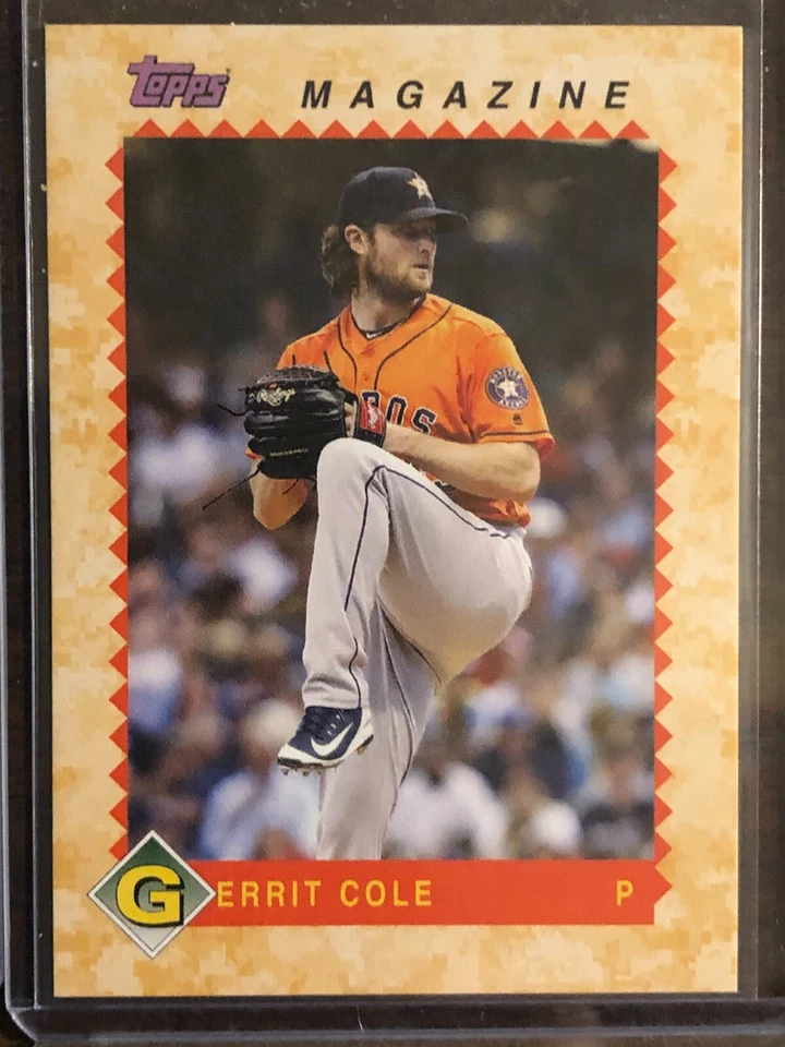 2019 Topps Throwback Thursday TBT #222 Gerrit Cole Houston Astros - Image 1 of 2