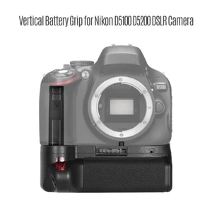 Vertical Grip Holder for Nikon D5100 D5200 DSLR EN-EL 14 I2F5 - Picture 1 of 8