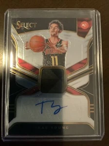 Trae Young 2018-19 Panini Select Rookie Jersey Autograph Patch RPA RC Auto /199 - Picture 1 of 8