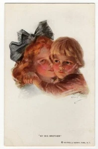 LOVELY A/S BOILEAU POSTCARD MY BIG BROTHER REINTHAL & NEWMAN 022321  Q - Picture 1 of 2