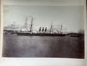 SS City of New York gestartet 1888/Foyer Paris Opera Set 2 Albumdrucke - Bild 1 von 2