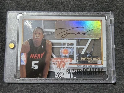 2003 Fleer EX - Dwayne Wade Buzzer Beaters RC Auto /299!!! HOF - Image 1 of 2