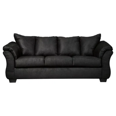 Signature Design by Ashley Darcy Sofa in Black - Image 1 of 4