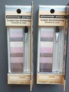 2 Physicians Formula Shimmer Strips Enhancing Shadow & Liner, (2222) Hazel Eyes - Picture 1 of 2
