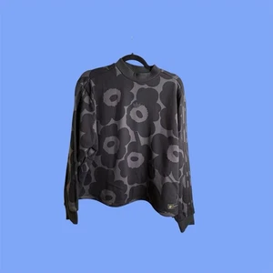 Marimekko Adidas Sudadera Estampado Collab XL NUEVO CON ETIQUETAS Unisex NEGRA - Imagen 1 de 5