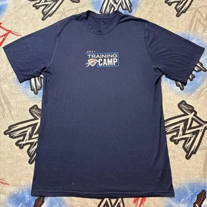 OKC Thunder NBA Team Issued Oklahoma City 2021 Training Camp Men's L T-Shirt - Picture 1 of 4