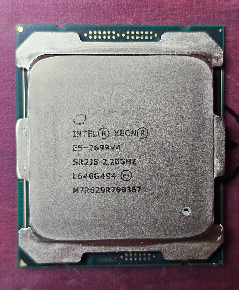 SR2JS  INTEL XEON E5-2699 V4 2.20GHZ 22 CORE 55MB CACHE 145W  LGA2011-3 - Bild 1 von 1